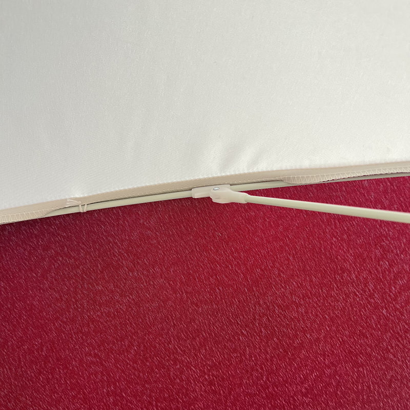Marco de fibra de 2M, eje de aluminio liviano, sombrilla ordinaria.