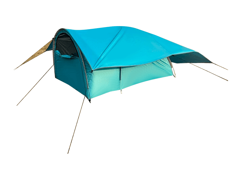 Tienda de campaña al aire libre con cama para camioneta