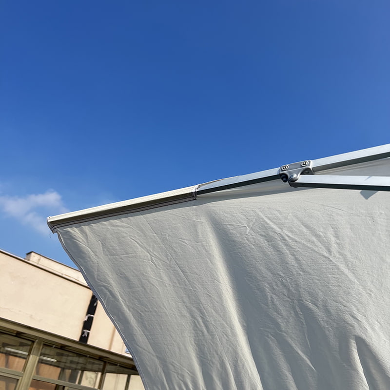 Sombrilla de playa decorativa de 2 nervaduras de 2,8*2,4 M