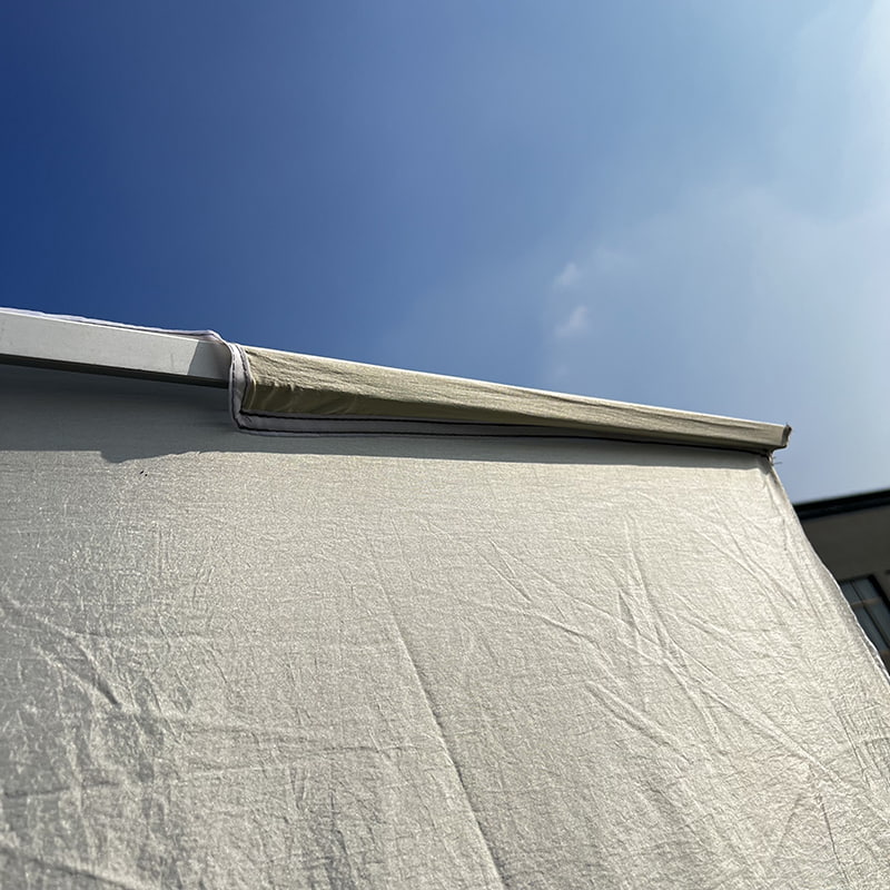 Sombrilla de playa decorativa de 2 nervaduras de 2,8*2,4 M