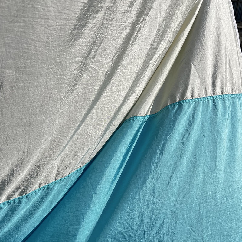 Sombrilla de playa decorativa de 2 nervaduras de 2,8*2,4 M