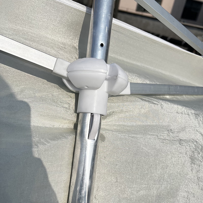 Sombrilla de playa decorativa de 2 nervaduras de 2,8*2,4 M