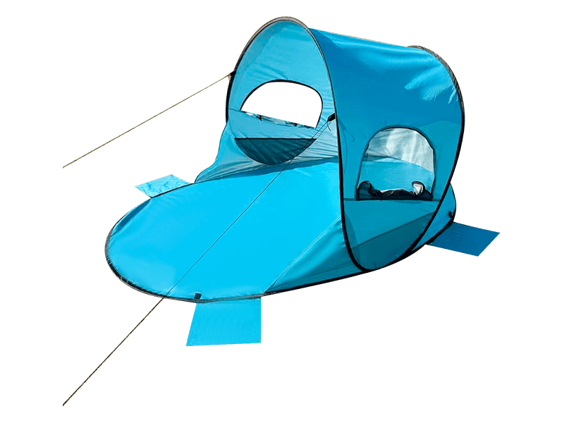 Tienda de campaña de playa portátil de instalación rápida para varias personas al aire libre