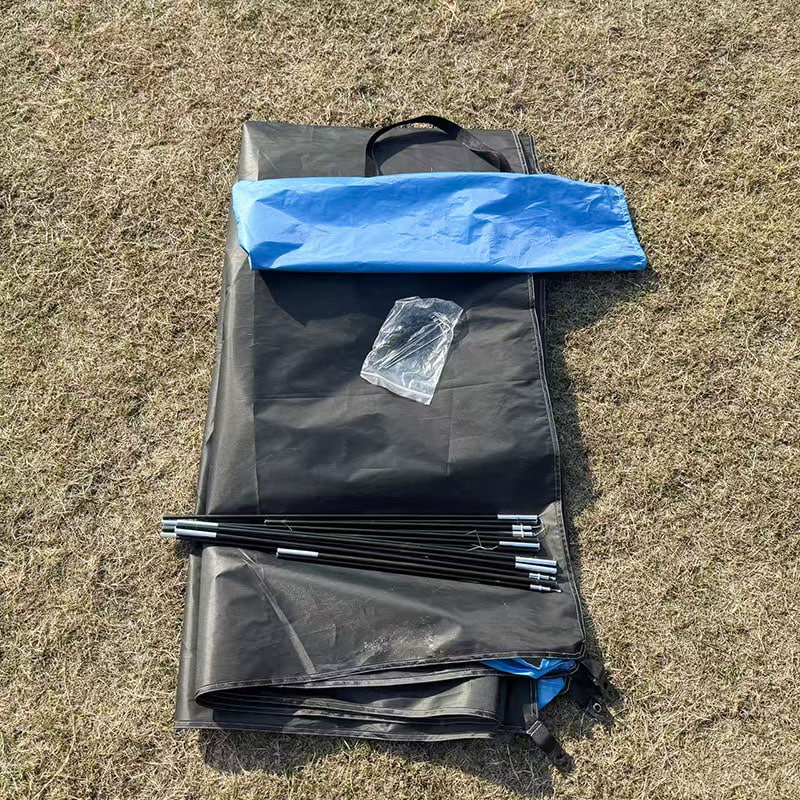 Tienda de playa ligera y ventilada por tres lados