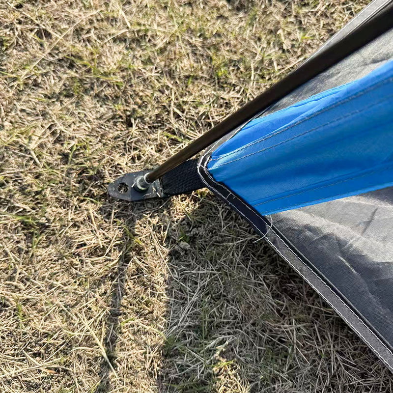 Tienda de playa ligera y ventilada por tres lados