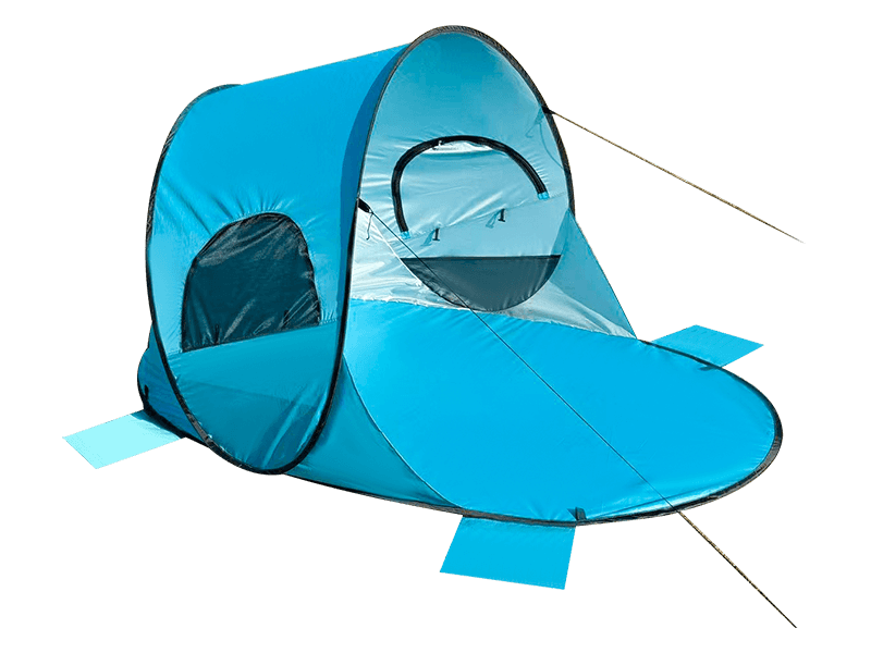 Tienda de campaña de playa portátil de instalación rápida para varias personas al aire libre