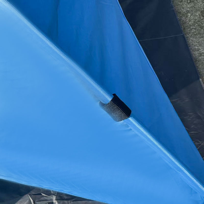 Tienda de playa ligera y ventilada por tres lados