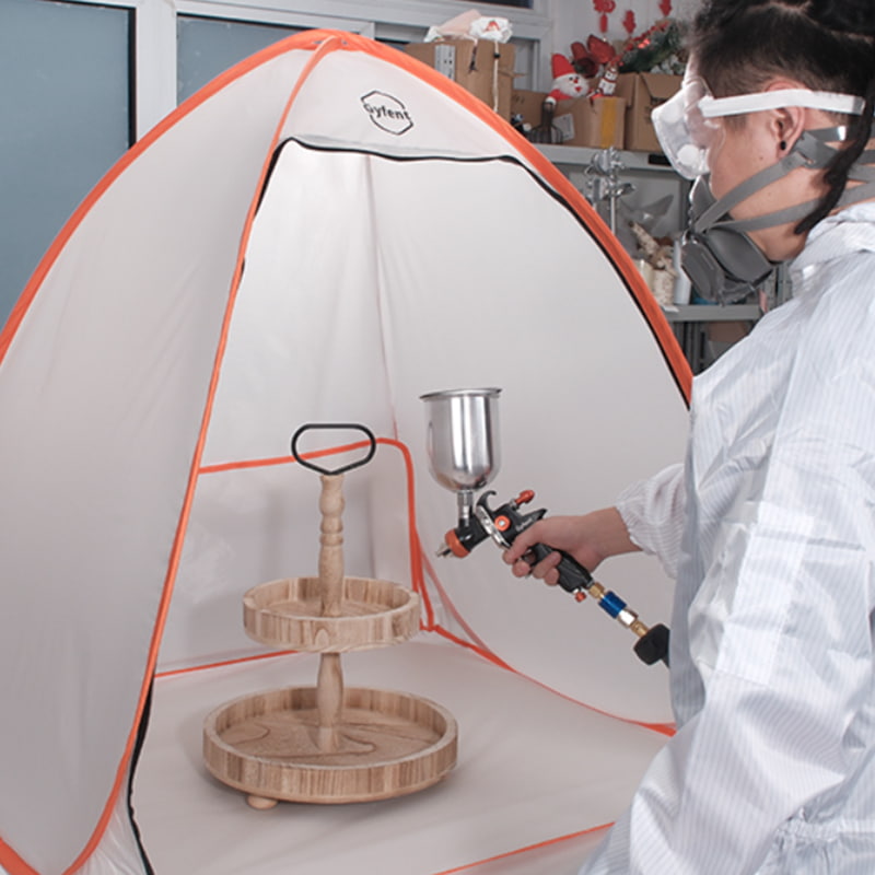 Tienda de almacenamiento a prueba de lluvia con rociador portátil emergente