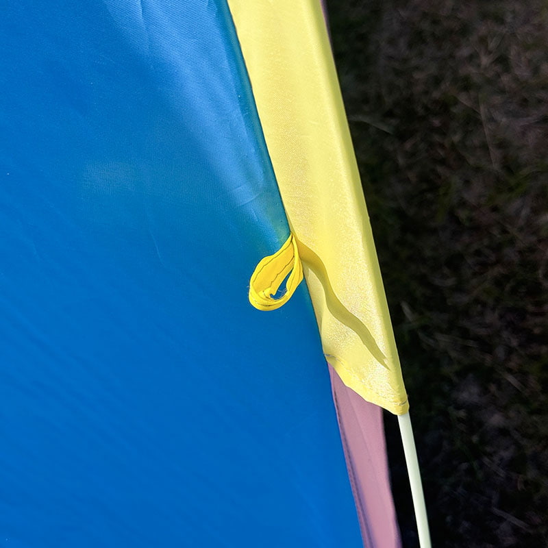 Tienda plegable colorida al aire libre para niños