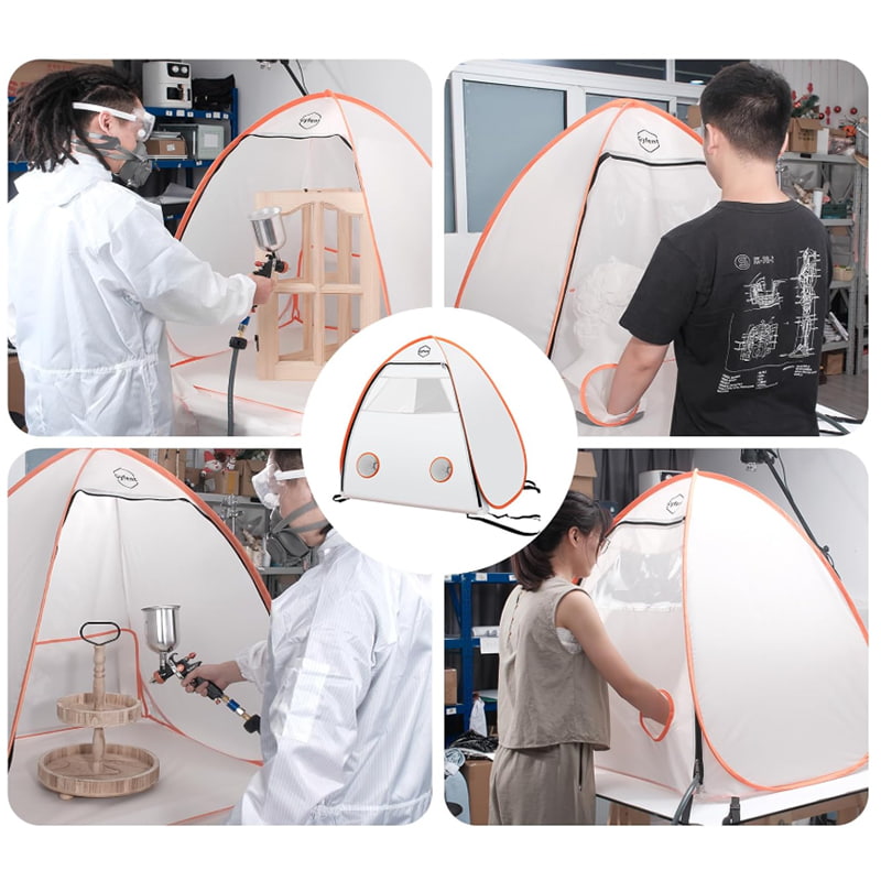 Tienda de almacenamiento a prueba de lluvia con rociador portátil emergente