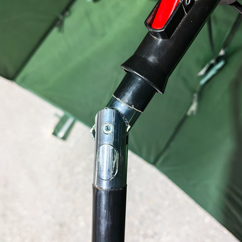 Paraguas con dosel verde militar de 2,2 M