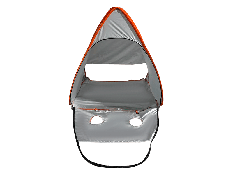 Tienda de almacenamiento a prueba de lluvia con rociador portátil emergente