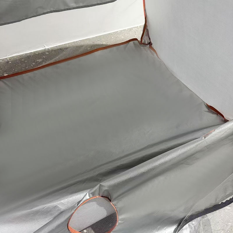 Tienda de almacenamiento a prueba de lluvia con rociador portátil emergente