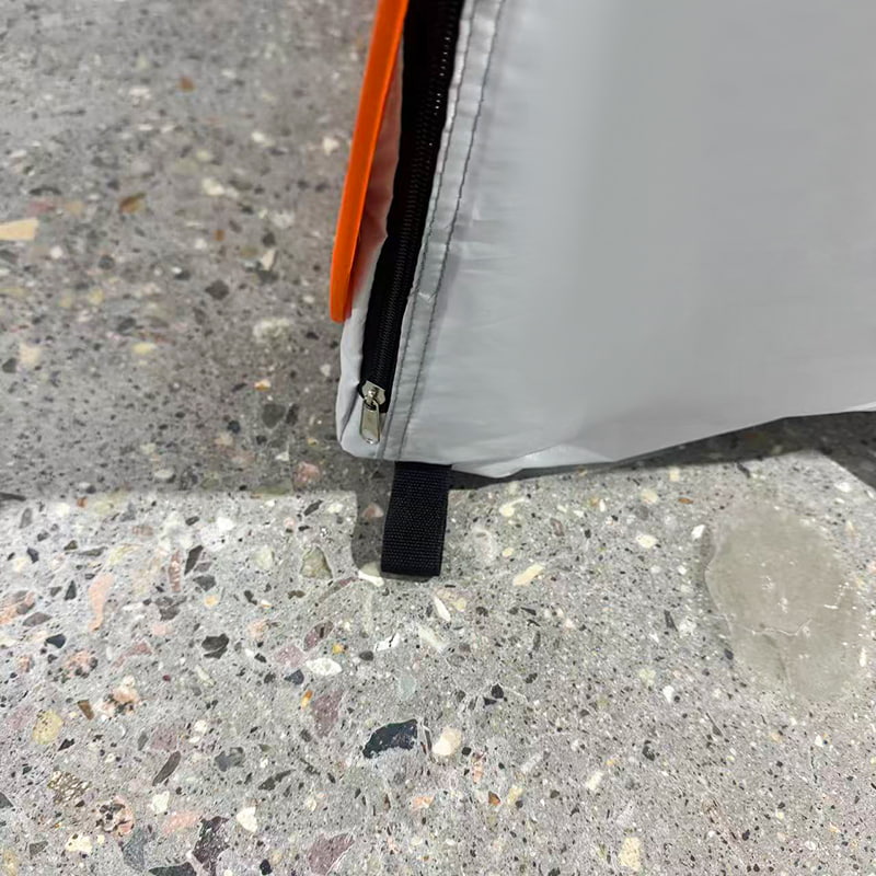 Tienda de almacenamiento a prueba de lluvia con rociador portátil emergente