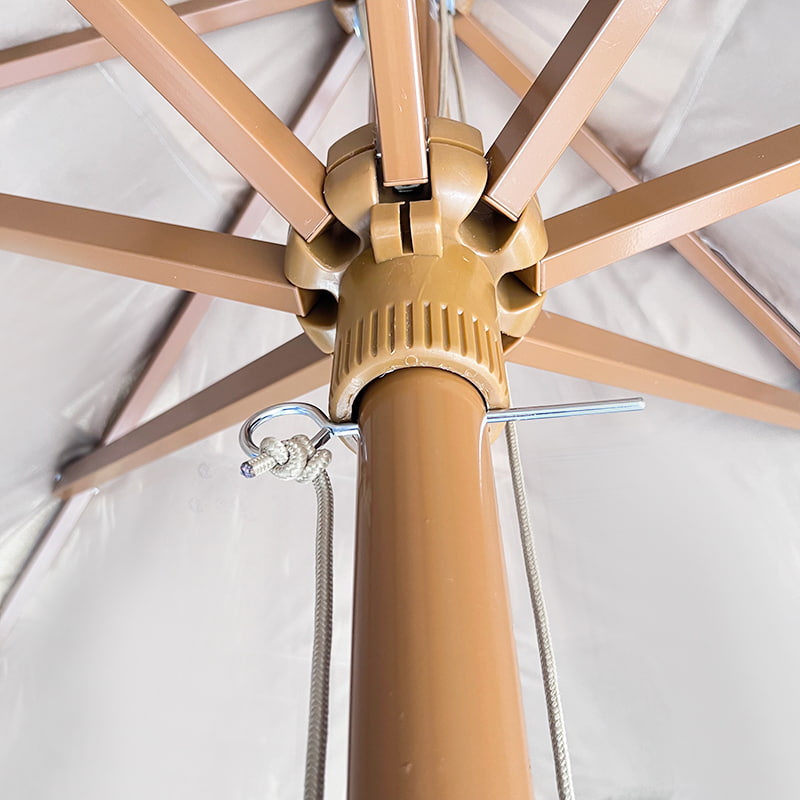 Sombrilla de paja para patio de 3 metros