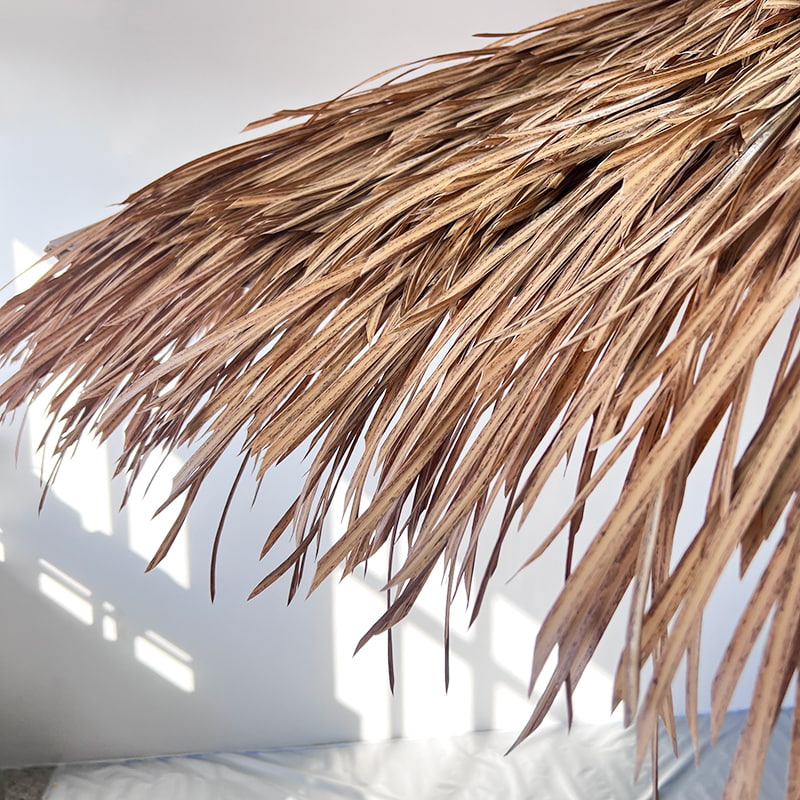 Sombrilla de paja para patio de 3 metros