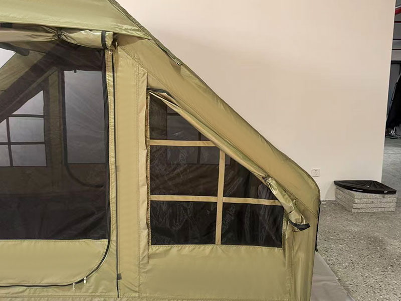 Tienda de campaña inflable verde militar de tamaño pequeño