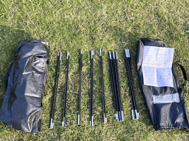 Tienda de almacenamiento impermeable para bicicletas de doble puerta