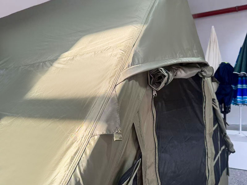 Tienda de campaña inflable verde militar de tamaño pequeño