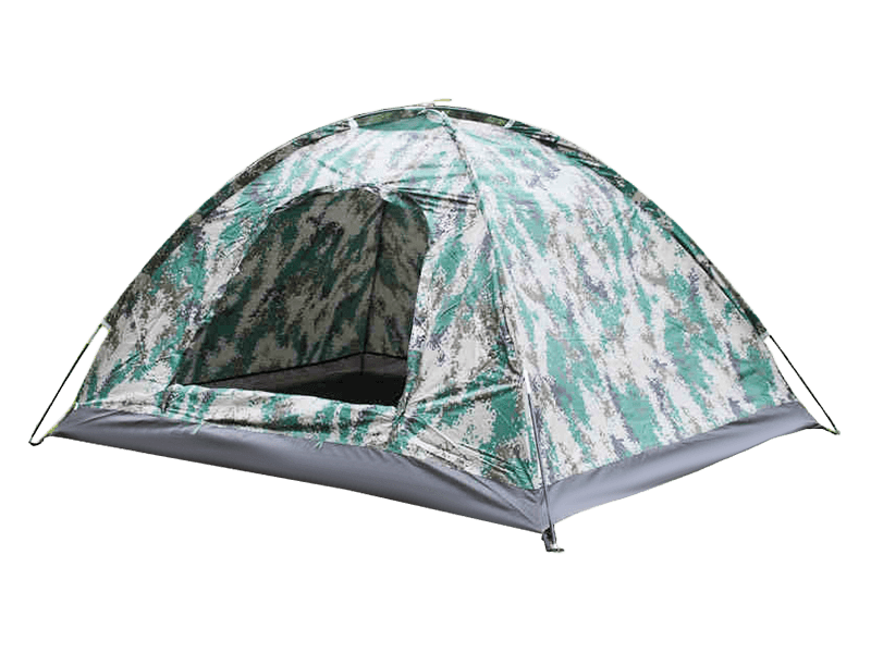 Tienda de viaje al aire libre de camuflaje manual