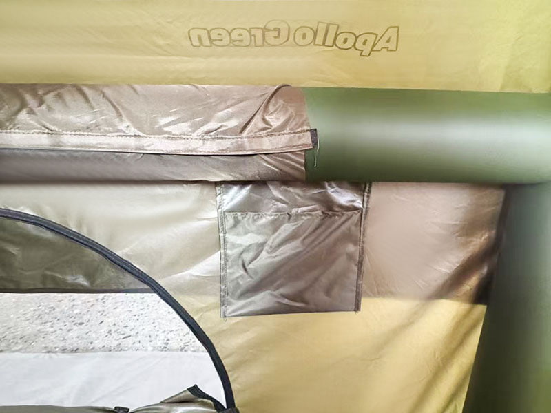 Tienda de campaña inflable verde militar de tamaño pequeño