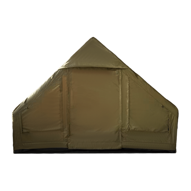Tienda de campaña inflable verde militar de tamaño pequeño