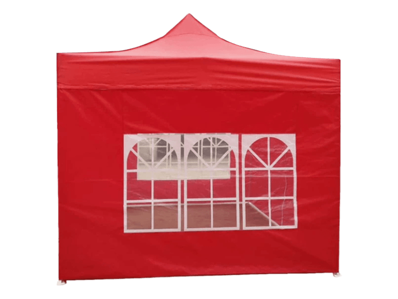 Parasol plegable de cuatro esquinas para exposición