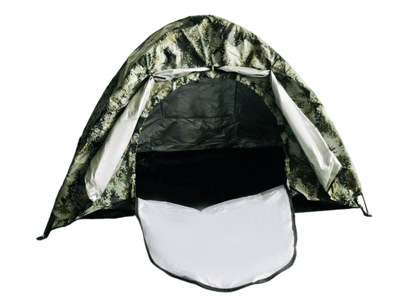 Tienda de campaña engrosada para exteriores de camuflaje de doble capa