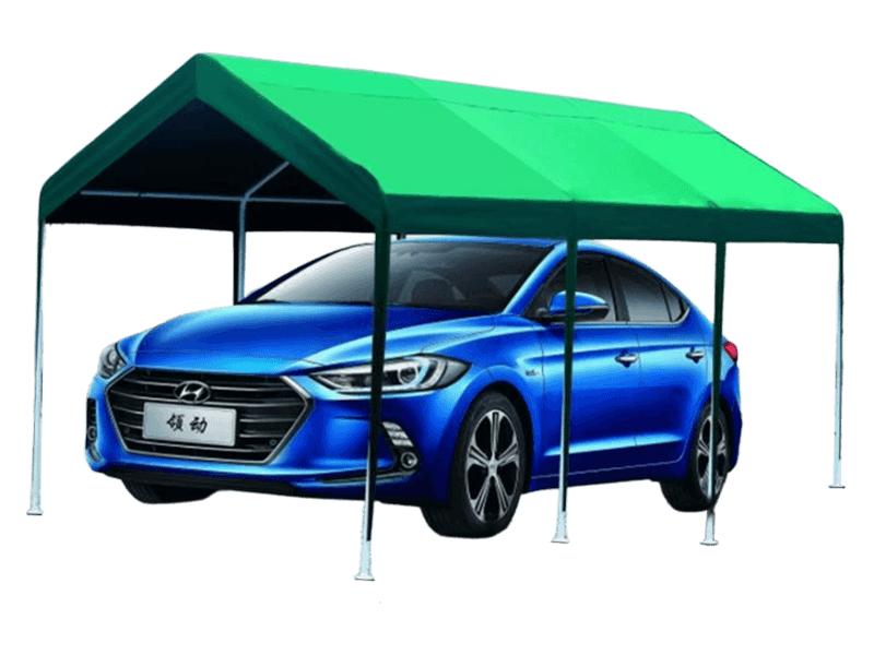 Tienda de campaña para aparcamiento de coches de lujo